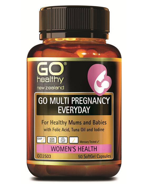GO MULTI PREGNANCY EVERYDAY - FOR HEALTHY MUMS AND BABIES (50 CAPS)