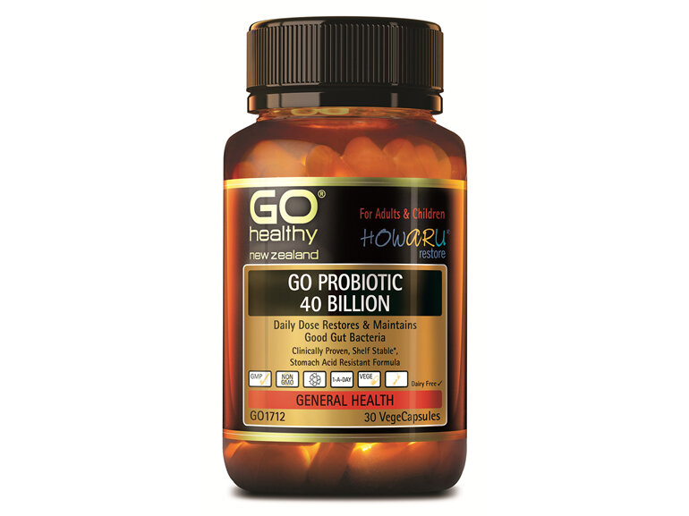 GO Probiotic 40 Billion 30 Delayed Release VegeCapsules