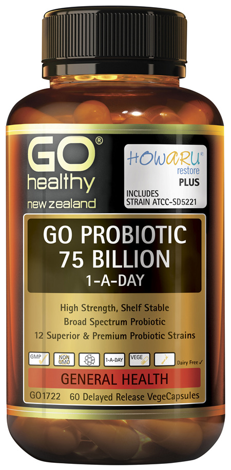 GO Probiotic 75 Billion 1-A-Day 60 VCaps