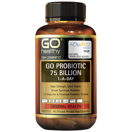 GO Probiotic 75 Billion 1-A-Day 60 VCaps