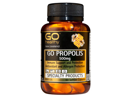 GO PROPOLIS 500mg - Immune Support & Protection (60 Caps)