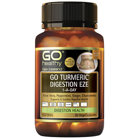 GO Turmeric Digestion Eze 1-A-Day 30 VCaps