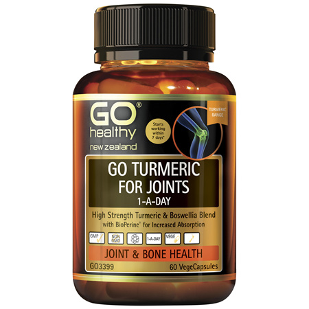 GO Turmeric for Joints 1-A-Day 60 VCaps