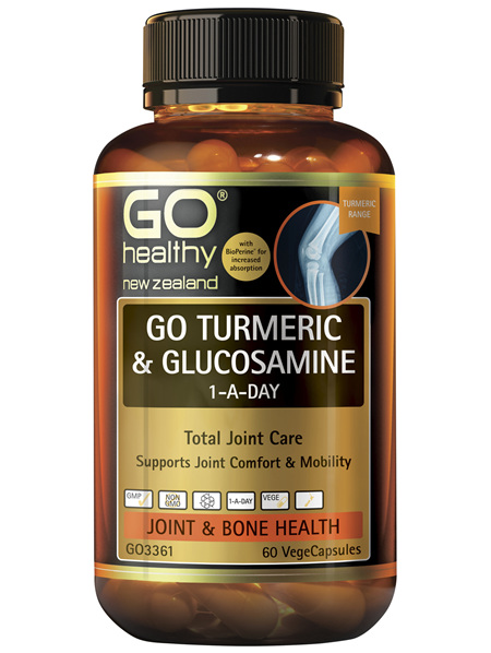 GO Turmeric & Glucosamine 1-A-Day 60 Caps