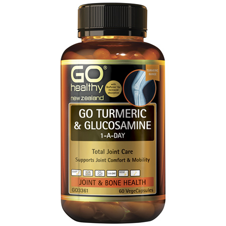 GO Turmeric & Glucosamine 1-A-Day 60 Caps