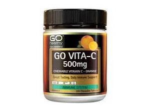 GO Vita-C 500Mg B/Currant Chew 100 S