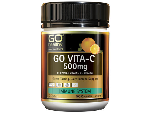 GO Vita-C 500mg Orange 100 Chew