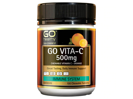 GO Vita-C 500mg Orange 100 Chews