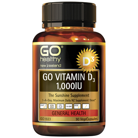 GO Vitamin D3 1000IU 90 VCaps