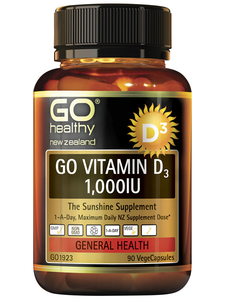 GO Vitamin D3 1000IU 90 VCaps