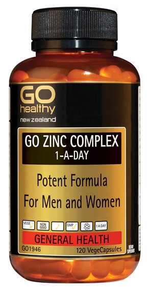 GO ZINC COMPLEX 1-A-DAY - Potent Formula (120 Vcaps)