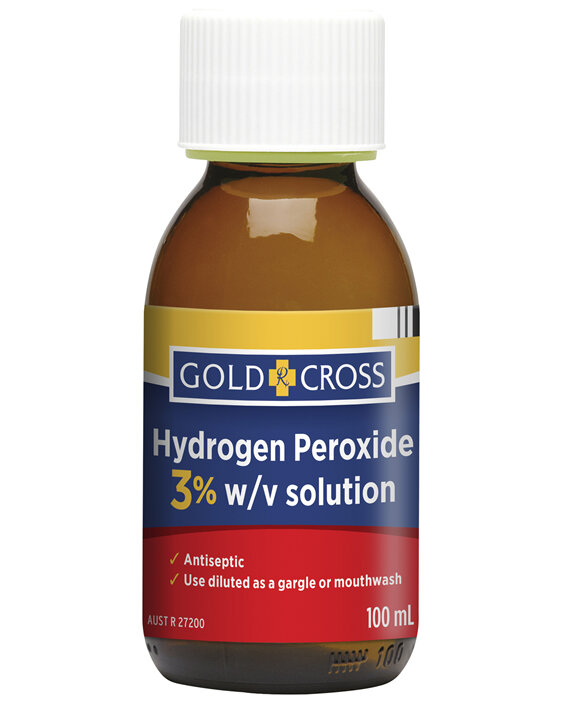 Gold Cross Hydrogen Peroxide 3% w/v solution