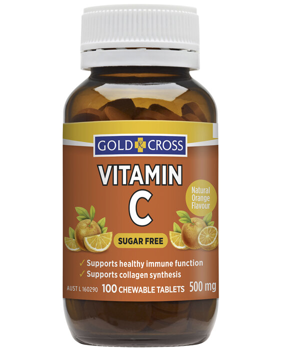 Gold Cross Vitamin C 500mg 100 Tablets