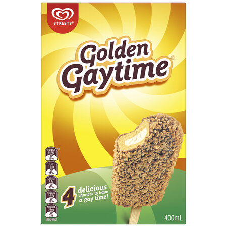 Golden Gaytime Streets Ice Cream  Original MP4  400ml