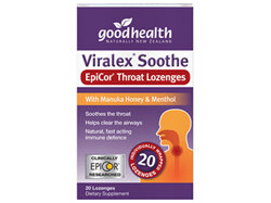 GOOD HEALTH VIRALEX SOOTHE EpiCor THROAT LOZENGES 20s