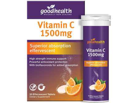 Good Health Vitamin C 1500mg Effervescent 30 Tablets