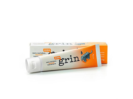 Grin 100% Natural Kids Toothpaste Orange