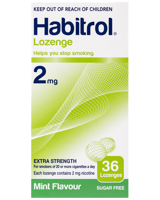 Habitrol Lozenge Extra Strength Mint Flavour 2mg 36 Lozenges