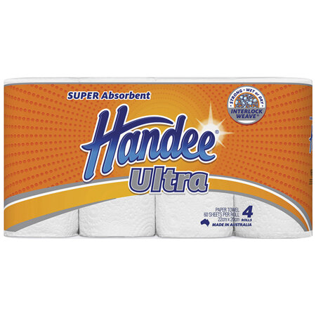 Handee Ultra Paper Towel - 4 Pack