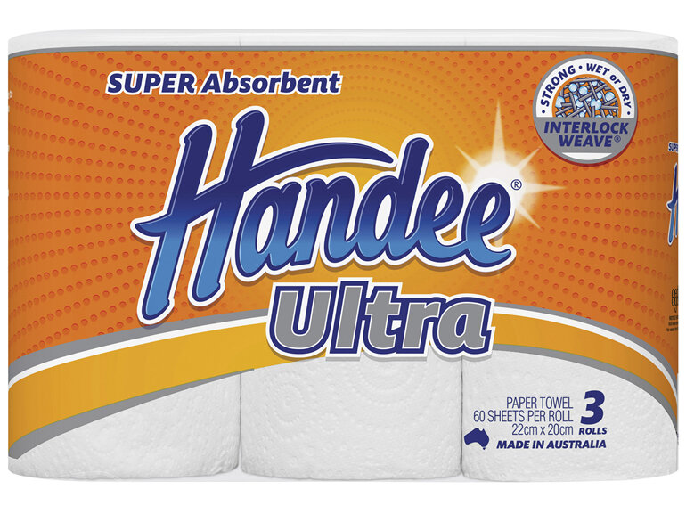 Handee Ultra Paper Towels 3 Pack
