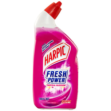 Harpic Fresh Power Liquid Toilet Cleaner Tropical Blossom 700mL