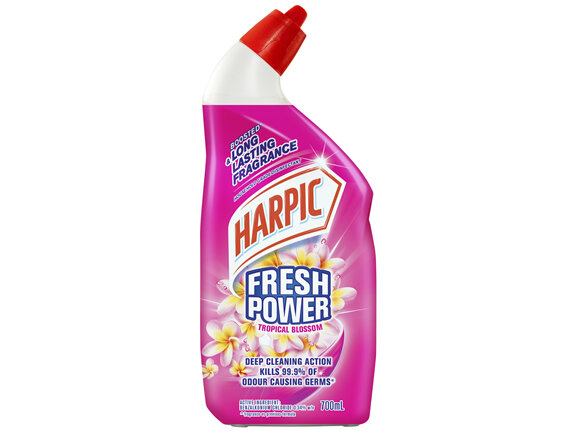 Harpic Fresh Power Liquid Toilet Cleaner Tropical Blossom 700mL