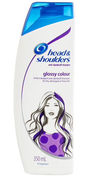 Head & Shoulders Glossy Colour Anti-Dandruff Shampoo 350mL