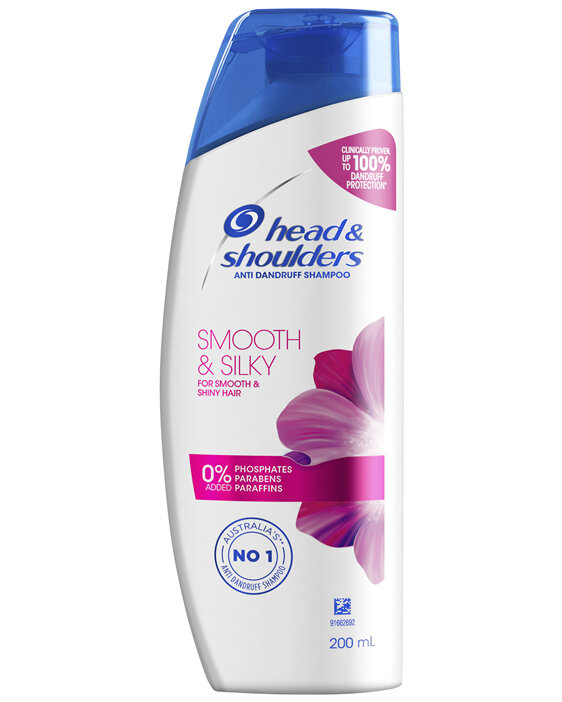 Head & Shoulders Smooth & Silky Anti Dandruff Shampoo for Smooth & Silky Hair 200 ml