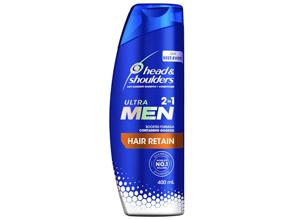 Head & Shoulders Ultra Men Hair Retain:  2in1 Anti Dandruff Shampoo and Conditioner 400ml