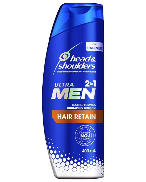 Head & Shoulders Ultra Men Hair Retain:  2in1 Anti Dandruff Shampoo and Conditioner 400ml