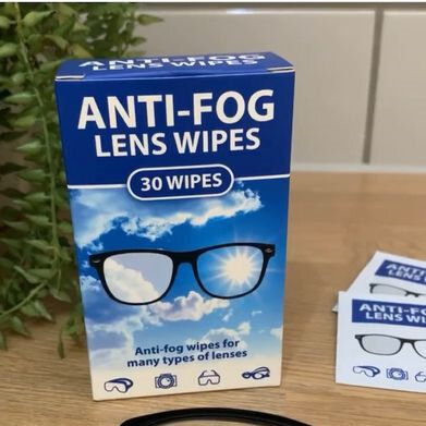 HEATHFIELD Anti Fog Lens Wipes 30