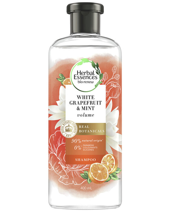 Herbal Essences bio:renew White Grapefruit & Mint Volumising Shampoo for Fine Hair 400mL