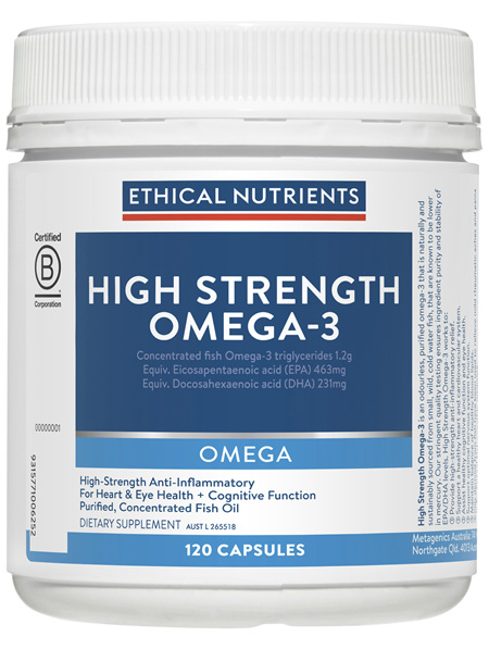 High Strength Omega-3 120 Capsules