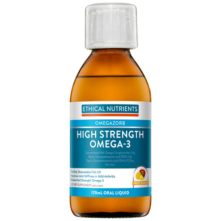 High Strength Omega-3 Fruit Punch 170mL