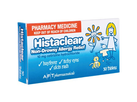 Histaclear 10mg 30 Tablets