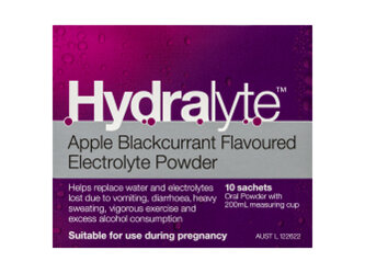 Hydralyte Blackcurrant Flavoured Powder
