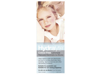 Hydralyte Colour Free Lemonade Ice Blocks