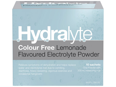 Hydralyte Lemonade Powder Sachet 10