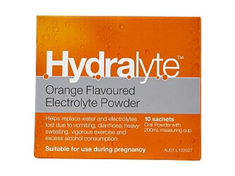 Hydralyte Orange Flavoured Powder