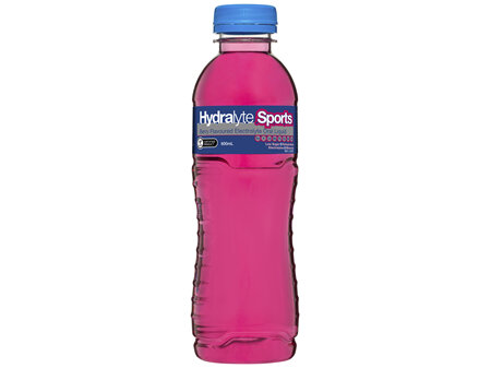 Hydralyte Sports Electrolyte Oral Liquid Berry Flavoured 600mL