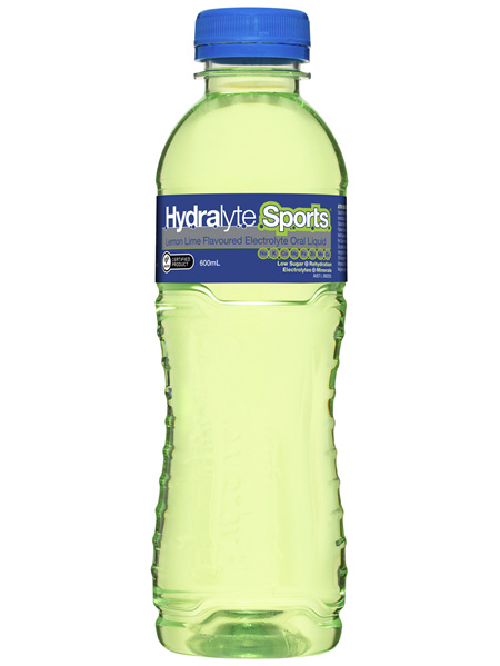 Hydralyte Sports Electrolyte Oral Liquid Lemon Lime 600mL