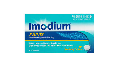 Imodioum Zapid 2mg 12 Tablets