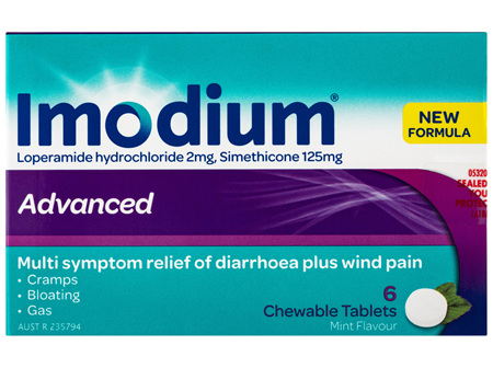 Imodium Advanced Chewable Tablets 6 Pack