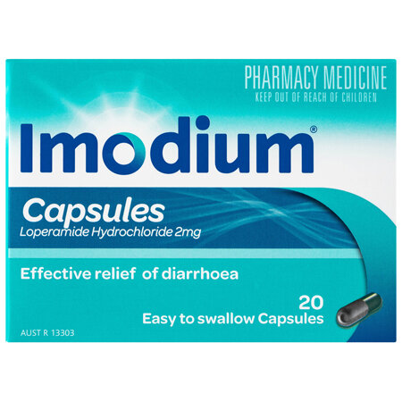 Imodium Diarrhoea Relief Capsules 20 Pack