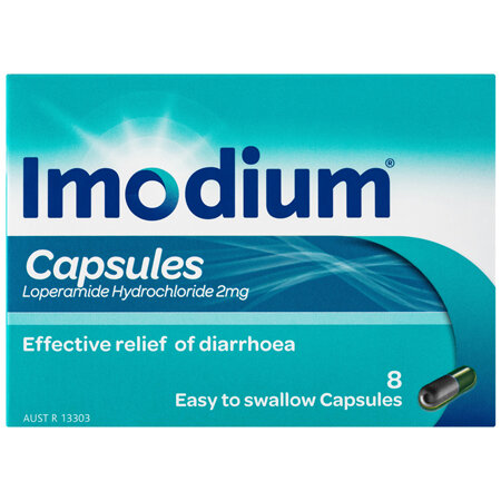 Imodium Diarrhoea Relief Capsules 8 Pack