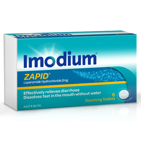 Imodium Zapid 2mg 6 Tablets