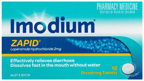 Imodium Zapid 2mg Dissolving Tablets 12 Pack