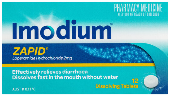 Imodium Zapid Diarrhoea Relief Dissolving Tablets 12 Pack