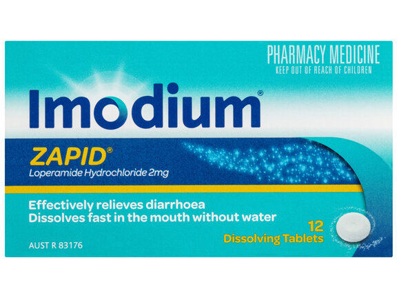 Imodium Zapid Diarrhoea Relief Dissolving Tablets 12 Pack