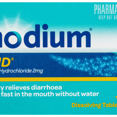 Imodium Zapid Diarrhoea Relief Dissolving Tablets 12 Pack